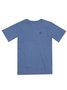 Camiseta Masculina Session Mini Logo Basic Manga Curta Estampada - Azul