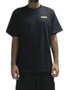 Camiseta Masculina Session Mush Manga Curta Estampada - Preto