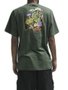 Camiseta Masculina Session Pistola Cogu Manga Curta Estampada - Verde