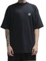Camiseta Masculina Session SE0007 Oversized Manga Curta Estampada - Preto