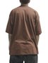 Camiseta Masculina Session SE0008 Oversized Manga Curta Estampada - Marrom