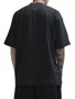 Camiseta Masculina Session SE0008 Oversized Manga Curta Estampada - Preto