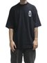 Camiseta Masculina Session SE005 30 Oversized Manga Curta Estampada - Preto