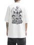 Camiseta Masculina Session SE006 30 Oversized Manga Curta Estampada - Branco