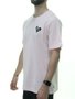 Camiseta Masculina Session Skate Hearth Manga Curta Estampada - Rosa