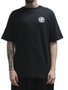 Camiseta Masculina Session Skateboard Manga Curta Estampada - Preto