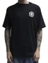 Camiseta Masculina Session Skateboard Manga Curta Estampada - Preto