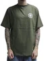 Camiseta Masculina Session Skateboard Manga Curta Estampada - Verde