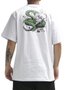Camiseta Masculina Session Snake SK8 Manga Curta Estampada - Branco