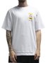 Camiseta Masculina Session X Stu Criciuma Manga Curta Estampada - Branco