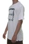 Camiseta Masculina Silk Frame Manga Curta Estampada - Branco