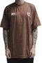 Camiseta Masculina South Shore Antidote Manga Curta Estampada - Marrom