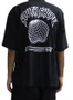 Camiseta Masculina South Shore Clean Manga Curta Estampada - Preto