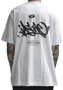 Camiseta Masculina South Shore Humble Manga Curta Estampada - Branco