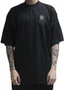 Camiseta Masculina South Shore Oversized Confirmed Manga Curta Estampada - Preto