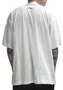 Camiseta Masculina South Shore Oversized Fire Manga Curta Estampada - Off White