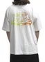 Camiseta Masculina South Shore Oversized Lore Manga Curta Estampada - Off White