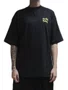 Camiseta Masculina South Shore Oversized Quadric Manga Curta Estampada - Preto