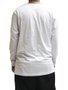 Camiseta Masculina South To South Manga Longa Estampada - Branco