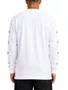 Camiseta Masculina South To South Manga Longa Estampada - Branco