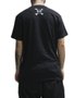 Camiseta Masculina South To South Pirate Manga Curta Estampada - Preto