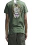 Camiseta Masculina South To South Verde Manga Curta Estampada - Verde