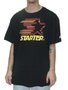 Camiseta Masculina Starter Collor Star Manga Curta Estampada - Preto