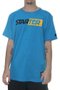 Camiseta Masculina Starter Ret Manga Curta Estampada - Azul/Mescla