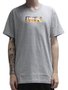 Camiseta Masculina Thrasher Blaze Manga Curta Estampada - Cinza/Mescla