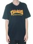 Camiseta Masculina Thrasher Fire Logo Manga Curta Estampada - Preto