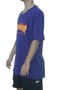Camiseta Masculina Thrasher Flame Big Manga Curta Estampada - Roxo