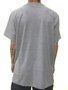 Camiseta Masculina Thrasher Flame Manga Curta Estampada - Cinza/Mescla