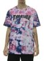 Camiseta Masculina Thrasher Flame Manga Curta Estampada - Tie Dye