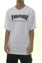 Camiseta Masculina Thrasher Skate Mag Manga Curta Estampada BIG - Branco