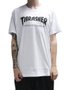 Camiseta Masculina Thrasher Skate Mag Manga Curta Estampada - Branco