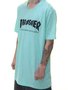 Camiseta Masculina Thrasher Skate Mag Manga Curta Estampada - Verde Claro