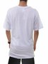 Camiseta Masculina Thrashher Outlinned Manga Curta Estampada - Branco