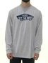 Camiseta Masculina Vans Athletic Heather Manga Longa Estampado - Cinza Mesclado