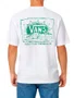 Camiseta Masculina Vans Bright Day Manga Curta Estampada - Branco