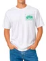 Camiseta Masculina Vans Bright Day Manga Curta Estampada - Branco