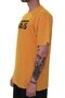 Camiseta Masculina Vans Classic Manga Curta Estampada - Amarelo Queimado