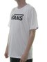 Camiseta Masculina Vans Classic Manga Curta Estampada - Branco