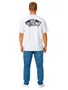 Camiseta Masculina Vans Double Standard Manga Curta Estampada - Branco