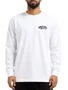 Camiseta Masculina Vans Double Standard Manga Longa Estampada - Branco
