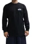 Camiseta Masculina Vans Double Standard Manga Longa Estampada - Preto