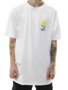 Camiseta Masculina Vans Flower Daze Manga Curta Estampada - Branco