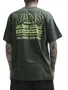 Camiseta Masculina Vans Kelp-Shop Manga Curta Estampada - Verde