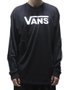 Camiseta Masculina Vans Manga Longa Classic - Preto
