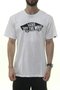 Camiseta Masculina Vans OTW Slim Manga Curta Estampada - Branco