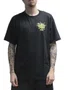 Camiseta Masculina Vans Scratches Records Manga Curta Estampada - Preto